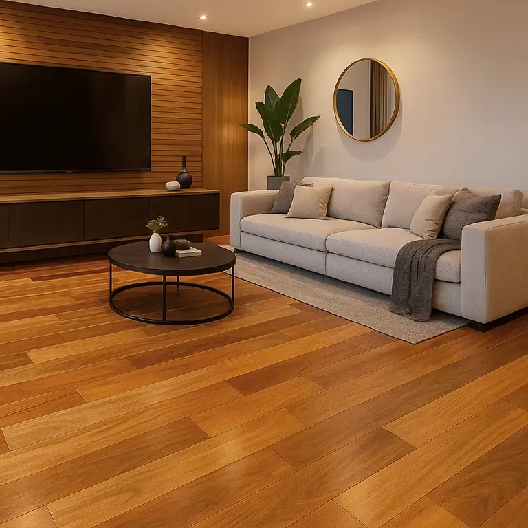 Piso Pronto de Madeira Peróba Mica